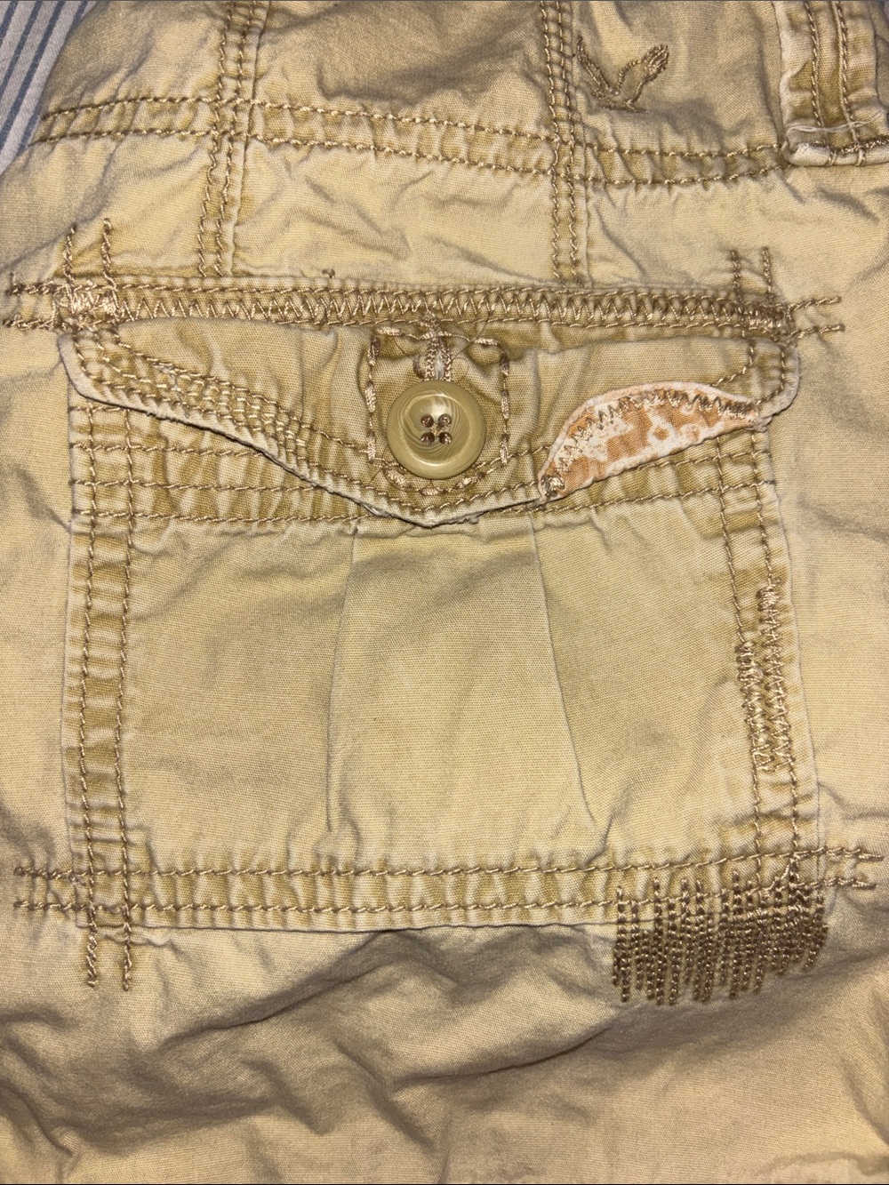 10 American Eagle Outfitters Tan Mini Skort - Picture 8 of 8
